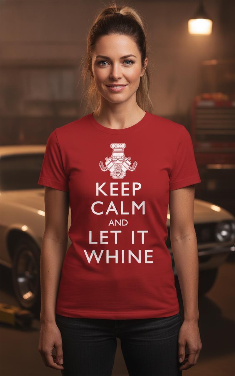 Keep Calm Blown V8 Supercharger T-Shirt | Muscle Car Gearhead Tee
