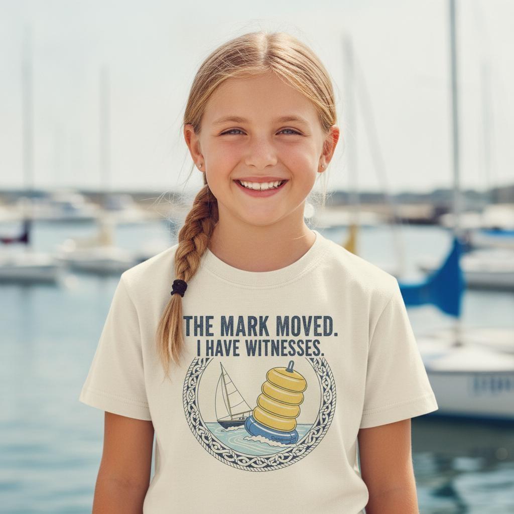 Kids Sailing T-Shirt | The Mark Moved I Have Witnesses | Youth Regatta Tee