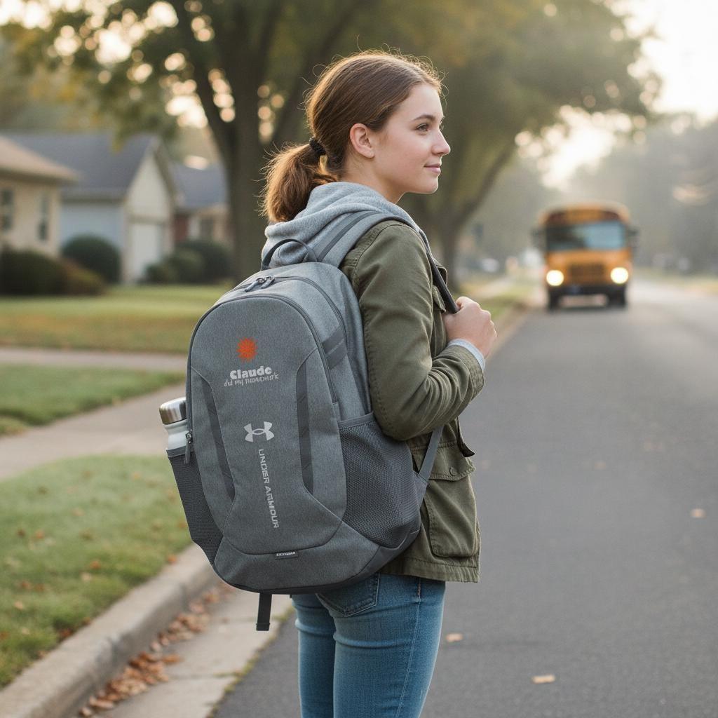 Claude Did My Homework Under Armour Backpack | Water-Resistant Laptop Bag